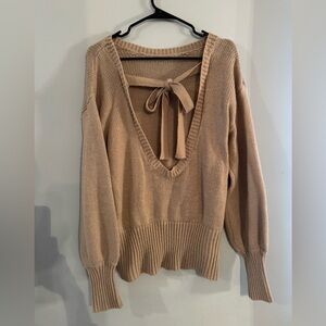 Women's Beige Sweater